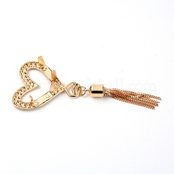 Legierung mit Strass-Taschendekoration&nbsp;FIND-WH0070-59