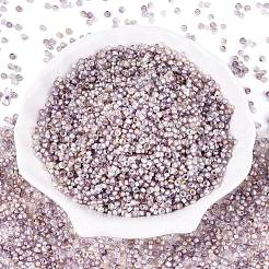 Perles de rocaille en verre picasso&nbsp;SEED-Q041-02I