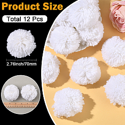 12 Stück Wollgarn-Pomponball&nbsp;DIY-SC0031-41
