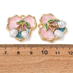 Pendentifs en émail en alliage doré&nbsp;ENAM-B028-34KCG-02