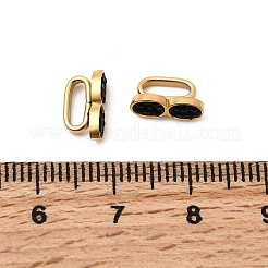 Ciondoli per cinturini di orologi in acciaio inossidabile 304 con strass&nbsp;STAS-P431-39B-G