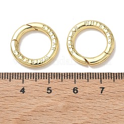 Bagues à ressort en laiton&nbsp;KK-E796-11G
