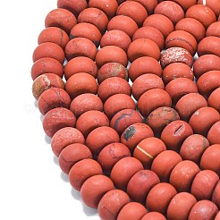 Chapelets de perles en jaspe rouge naturel&nbsp;G-P575-A17-8x5mm