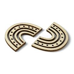 100pcs pendentifs en bois&nbsp;WOOD-G020-02