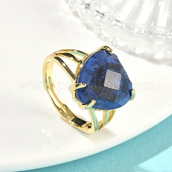Anillos abiertos de puño de latón&nbsp;RJEW-D347-01G-14