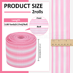 Rubans de toile de jute&nbsp;SRIB-WH0011-384D