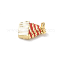 Pendentifs d'émail en laiton &nbsp;KK-B155-05G-03