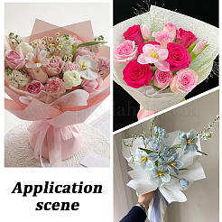 114 bouquet de fleurs en coton carré&nbsp;AJEW-SP0004-30C