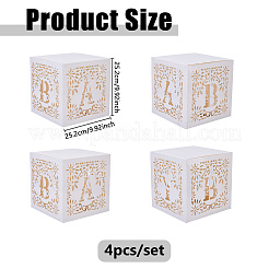 4 Stück Papier mit Aufbewahrungsboxen für Haustiere&nbsp;CON-WH0095-192