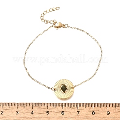 Bracciali a maglie in acciaio inossidabile 304 per donna&nbsp;BJEW-Z087-06G