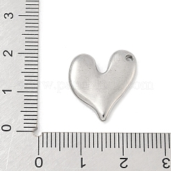 Herzanhänger aus 304 Edelstahl&nbsp;STAS-R162-01P-03