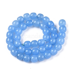 Chapelets de perles en jade blanc naturel teinté&nbsp;G-T138-S11