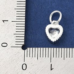 Pendentifs avec zircon cubiques à micro-pavés en laiton&nbsp;KK-H204-01S-05