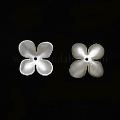 Cappucci di perline in plastica imitazione perla con vernice spray&nbsp;MACR-S245-17