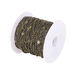 Chaînes de câbles en fer recouvert de laiton&nbsp;CH-CJ0001-05AB