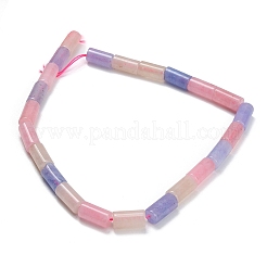 Billes de jade naturelles de teint en malaisades teintes&nbsp;G-C285-B01-01A