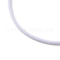 Fabrication de colliers en cordon Milan en nylon rond de 2 mm&nbsp;MAK-F038-C32-G
