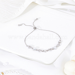 1 Stück Messing-Armbänder mit Kettenschieber&nbsp;BJEW-LP0004-40