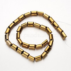 Chapelets de perles en hématite synthétique sans magnétiques&nbsp;G-F300-02-03