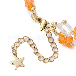 Bracciali di perline di vetro fatti a mano per le donne&nbsp;BJEW-MZ00124-02