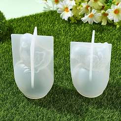 2 moule à bougie en silicone en forme d'œuf de poule&nbsp;ST-CJ0043-046