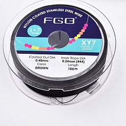 Fil d'acier rond à 7 brin recouvert de nylon&nbsp;TWIR-T002-01B-02