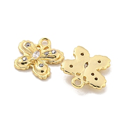 Ciondoli in ottone zirconi chiari micro pavé&nbsp;KK-Z044-19G