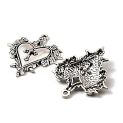 Pendenti in lega di stile gotico tibetano&nbsp;X-TIBEP-K001-02A-AS