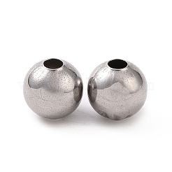 Perles rondes en acier inoxydable 304 anti-ternissement&nbsp;X-STAS-F285-01P