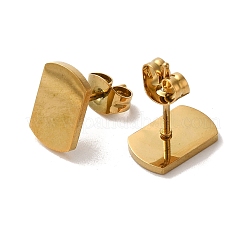 Boucles d'oreilles à tige en acier inoxydable 304 avec placage sous vide PVD&nbsp;EJEW-Z040-48G