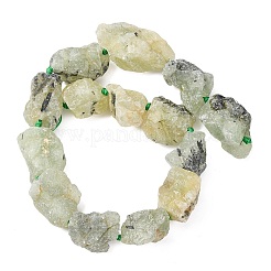 Rohe raue natürliche prehnite Perlenstränge&nbsp;LS-G-P528-A05-01A