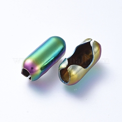 Conectores de cadena de bolas de acero inoxidable 304 con recubrimiento iónico (IP)&nbsp;STAS-F242-04B-M
