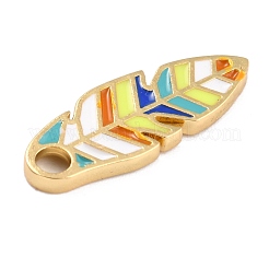 Goldenen vernickelt Emaille Anhänger&nbsp;KK-P197-15G