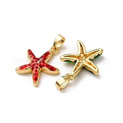 Messing Emaille-Anhänger&nbsp;KK-K305-02G