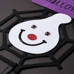 Panneaux de porte suspendus en feutre sur le thème d'halloween&nbsp;HJEW-B005-01