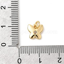 Adornos de latón micropavé de circonia cúbica&nbsp;KK-Z135-02G-01