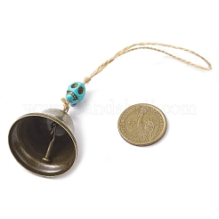 Ferro campana decorazioni pendenti&nbsp;HJEW-JM02173