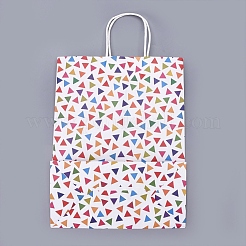 Dreieck Muster Party Geschenk Geschenk Papiertüten&nbsp;DIY-I030-01B