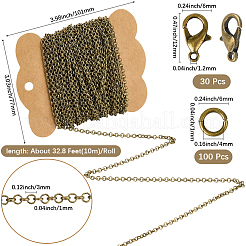 DIY-Sets zur Herstellung von Eisenketten und Halsketten&nbsp;DIY-SC0029-14A