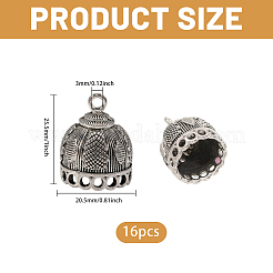 16 pz di ciondoli in lega di zinco in stile tibetano&nbsp;FIND-CA0011-75A