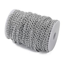 Chaînes gourmettes texturées en aluminium par oxydation&nbsp;CHA-H001-02S