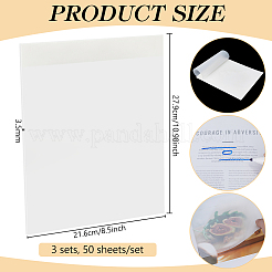 Nota adhesiva autoadhesiva transparente&nbsp;DIY-WH0750-403B