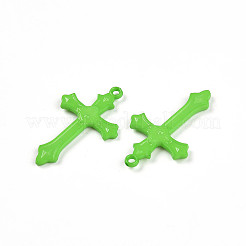 Opake Acryl Anhänger&nbsp;SACR-WH0017-01B