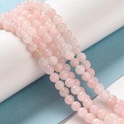 Abalorios de jade natural de mashan hebras&nbsp;G-H1626-4MM-02