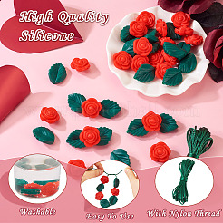 Diy Rosenblüten-Stillketten-Set für Kinder&nbsp;DIY-TA0006-35
