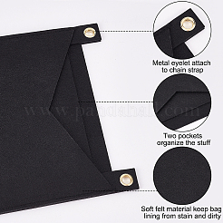 3 x Organizer-Einsatz für Filztaschen in 3 Farben&nbsp;PURS-WR0006-82C