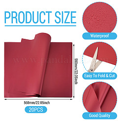20 Stück wasserdichtes Geschenkpapier&nbsp;DIY-TAC0016-72A-02