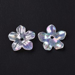 Transparentes bouchons acrylique de perles&nbsp;X-OACR-E013-11