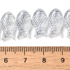 Chapelets de perles en verre transparent électrolytique&nbsp;EGLA-C007-08A
