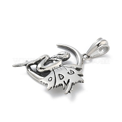Pendentifs en acier inoxydable 304&nbsp;STAS-B077-02AS-01